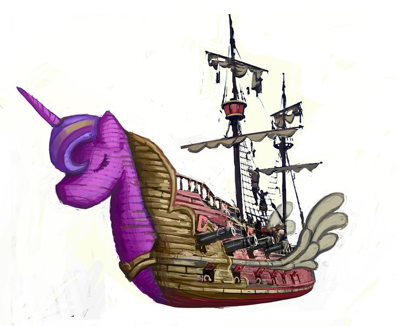 Illustration for article titled VR Diving Game Implements Community-Made My Little Pony Shipwreck
